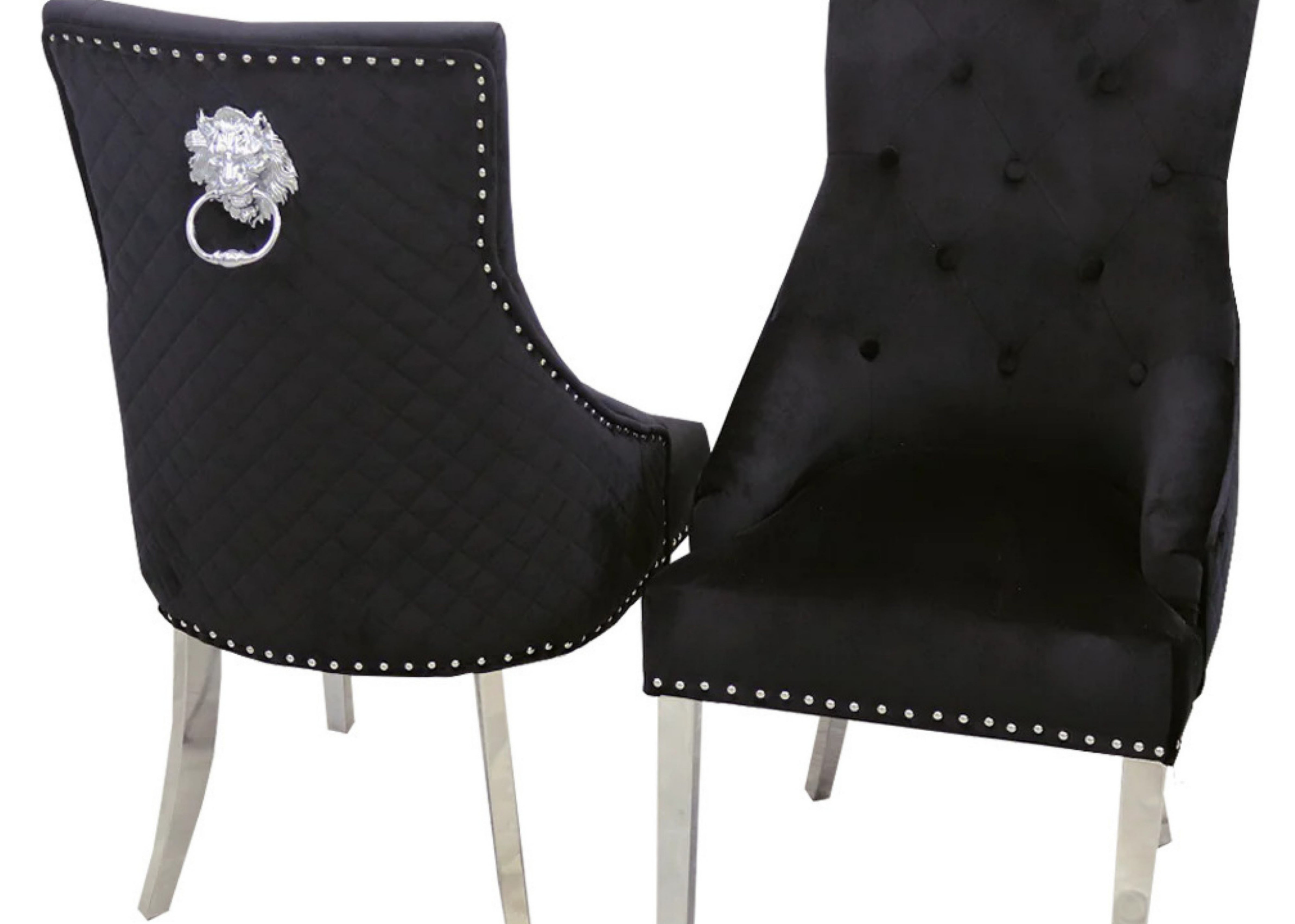 Bentley Chrome Dining Chairs